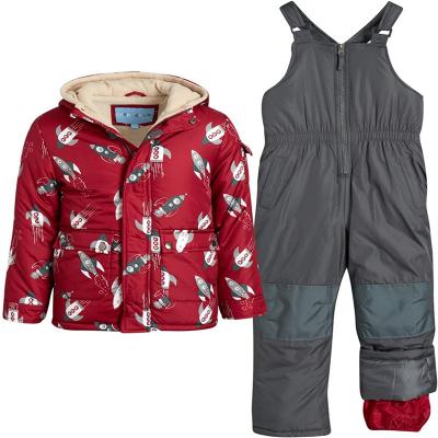 oys Snowsuit 2 Pieces Heavyweight Insulated Ski Jacket and Snow Bib