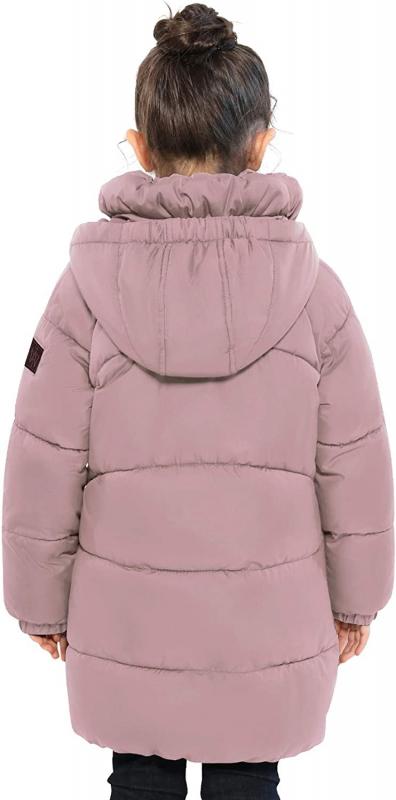 Wintermäntel für Mädchen, schwere, mittellange, warme Jacken, Daunenmantel
